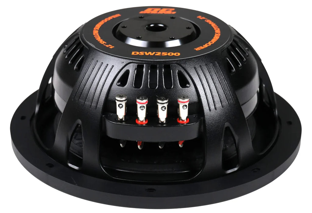 Alpine BBX-T600 600W 2 Ch Amplifier & 2 DSW2500 12" Subwoofer & 4G Amp Kit