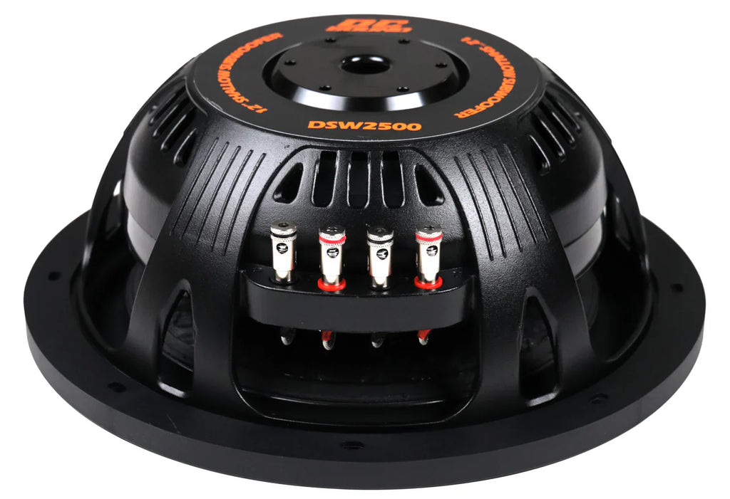 Alpine BBX-T600 600W 2 Ch Amplifier & DSW2500 12" Subwoofer & 4G Amp Kit