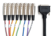 Charger l'image dans la galerie, Hosa DTF-805 8-channel DB25 to XLR Female Snake 16.5 foot
