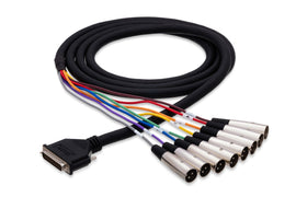 Hosa DTM-805 8-channel DB25 to XLR Male Snake 16.5 foot