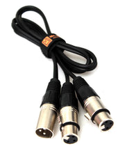 Charger l'image dans la galerie, MR DJ CXMDXF6 6FT Single XLR Male to Dual XLR Female Microphone Splitter Cable