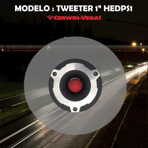 Cerwin Vega HEDPS1 1" PRO STYLE SUPER BULLET TWEETER (SINGLE)