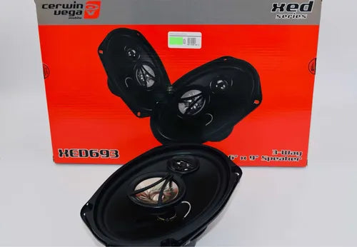 4 Pack Cerwin Vega XED693 6x9" 3-Way Coaxial Car Speakers 350W