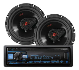 ALPINE UTE-73BT Bluetooth MP3 USB + Cerwin Vega H7653 6.5