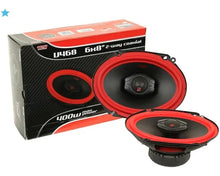 Charger l'image dans la galerie, Cerwin Vega V468 Vega Series 6×8″ 75W RMS (400W Peak Power Handling) 2-way Coaxial Speaker Set