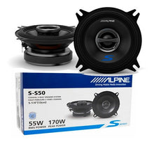 Charger l&#39;image dans la galerie, Alpine S-S50 5.25&quot; Speaker Bundle - Two Pairs of 5.25&quot; S-Series S-S50 2-Way Coaxial Speakers