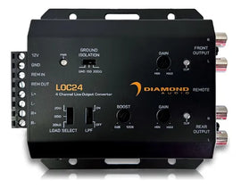 Diamond Audio LOC24 LOC Series 4-Channel Line-Output Converter (2 IN/4 OUT)