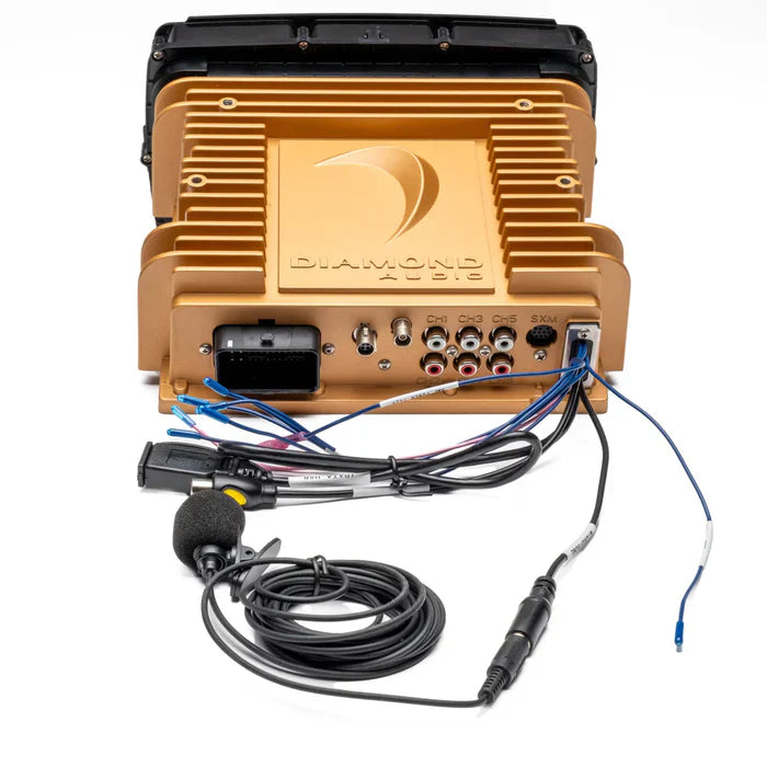 Diamond Audio MSHD9813RG Plug N-Play Digital Media Receiver for 1998-2013 Harley Davidson Road Glide