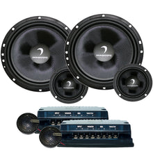 Load image into Gallery viewer, 2 Diamond Audio DES365C DES Series 6.5" 3-Way Component System w/Aluminum Dome Tweeter and Crossovers