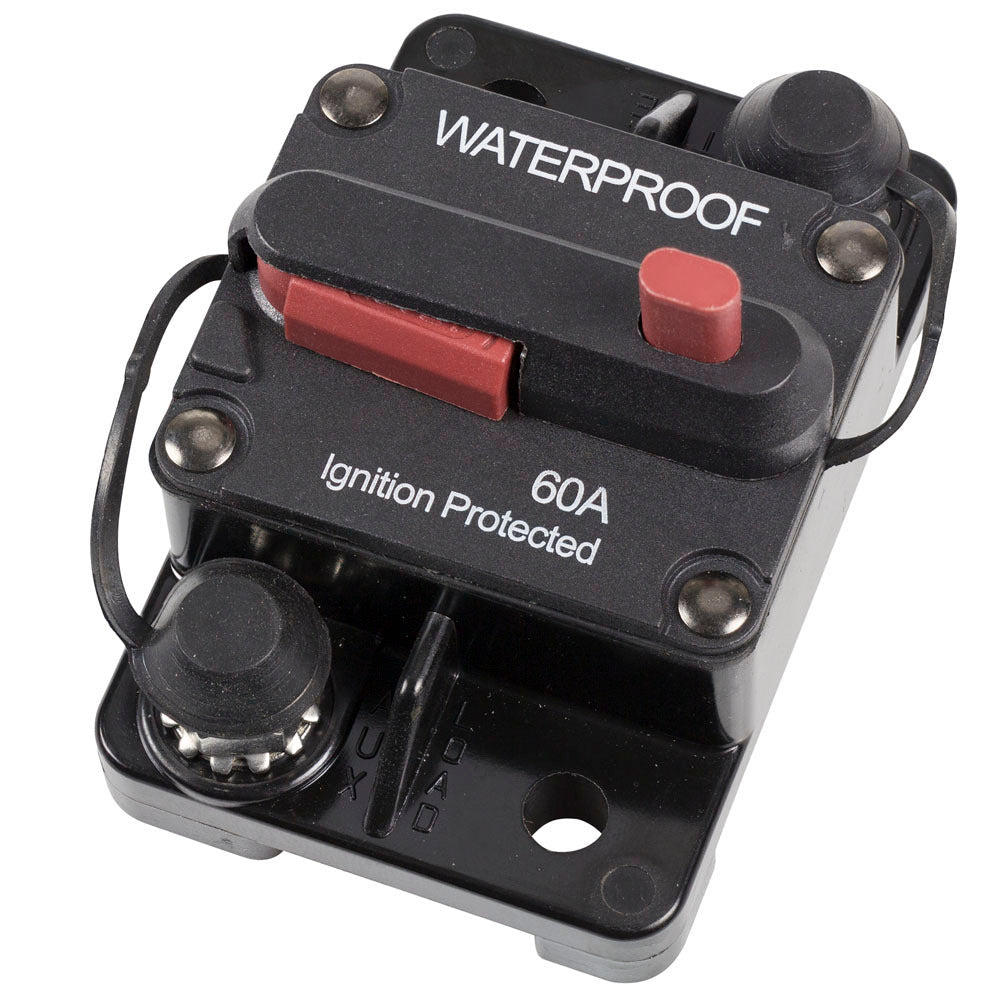 Install Bay E-CB60MR Circuit Breaker Manual Reset IP67 Rated - 60 Amp