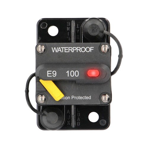 Install Bay EL-CB100MR Circuit Breaker Manual Reset w/LED 100 AMP