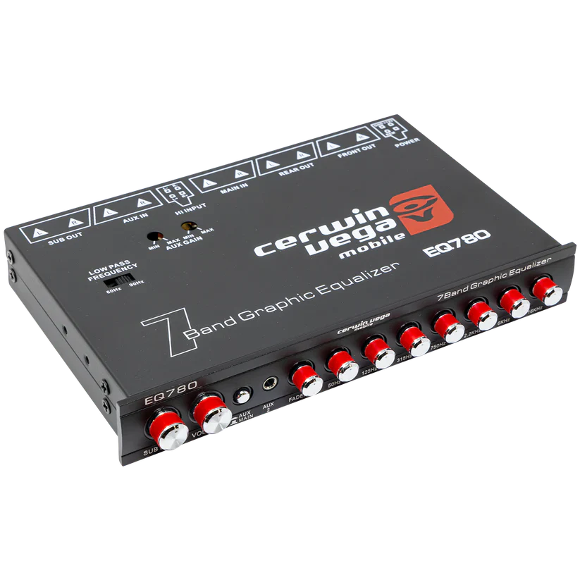 Cerwin Vega EQ780 7-Band Parametric EQ with Auxiliary Input