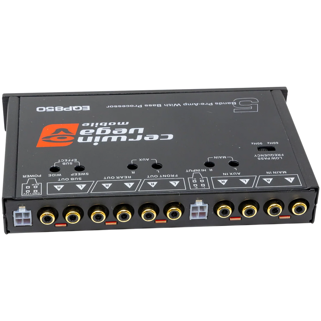 Cerwin Vega EQP850 5 Band Pre-Amp Equalizer with Bass Processor