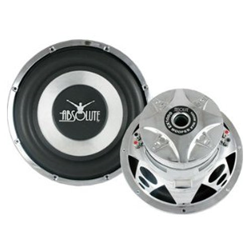 2 Absolute 10" EX900 Subwoofer 900 Watt Dual 4Ω for Car Audio Systems