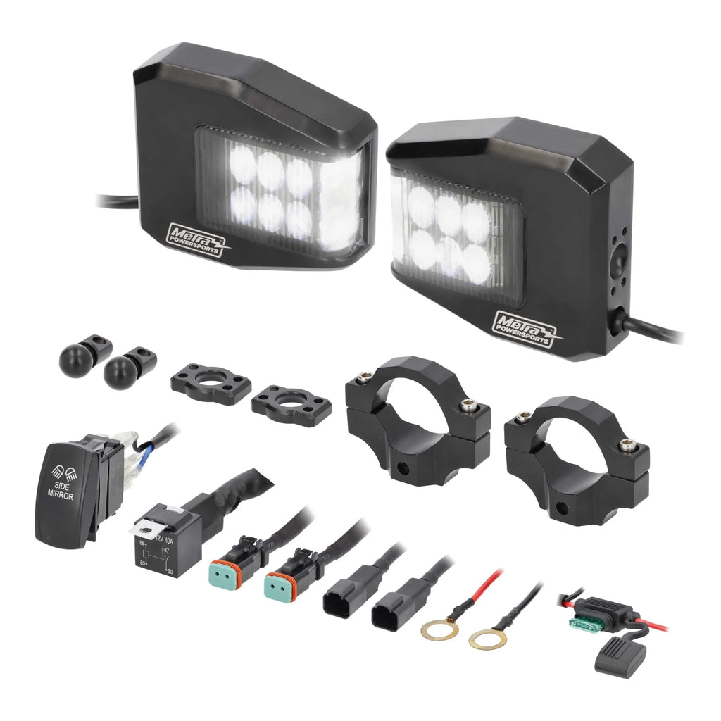 Powersports MPS-RBSVMS Side Mirror System - Pair