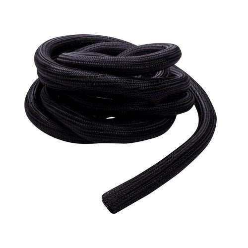 Install Bay F6N025BK 1/4in Self-Wrapping Split Braid Sleeving Black 100ft