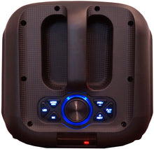 Charger l&#39;image dans la galerie, MR DJ FLAME2200 6.5&quot; X 2 Rechargeable Portable Bluetooth Karaoke Speaker with Party Flame Lights Microphone TWS USB FM Radio