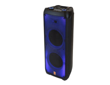 Load image into Gallery viewer, 2 MR DJ FLAME5500LED+ 5500W Dual 12” Bluetooth Rechargeable Party Speaker Flame LED Lights 2 Wireless Mic TWS Portable DJ PA System