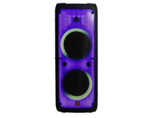 Load image into Gallery viewer, MR DJ FLAME5500LED DUAL 12” TWS Colorful Flame Lighting Rechargeable Bluetooth Speaker 5500 Watts