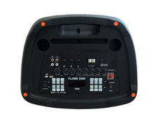 Charger l&#39;image dans la galerie, 2 MR DJ FLAME5500LED Bluetooth PA Party Speakers Liquid Crystal LED 2 x 12&quot; TWS FM USB