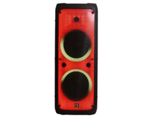 Load image into Gallery viewer, 2 MR DJ FLAME5500LED Bluetooth PA Party Speakers Liquid Crystal LED 2 x 12&quot; TWS FM USB