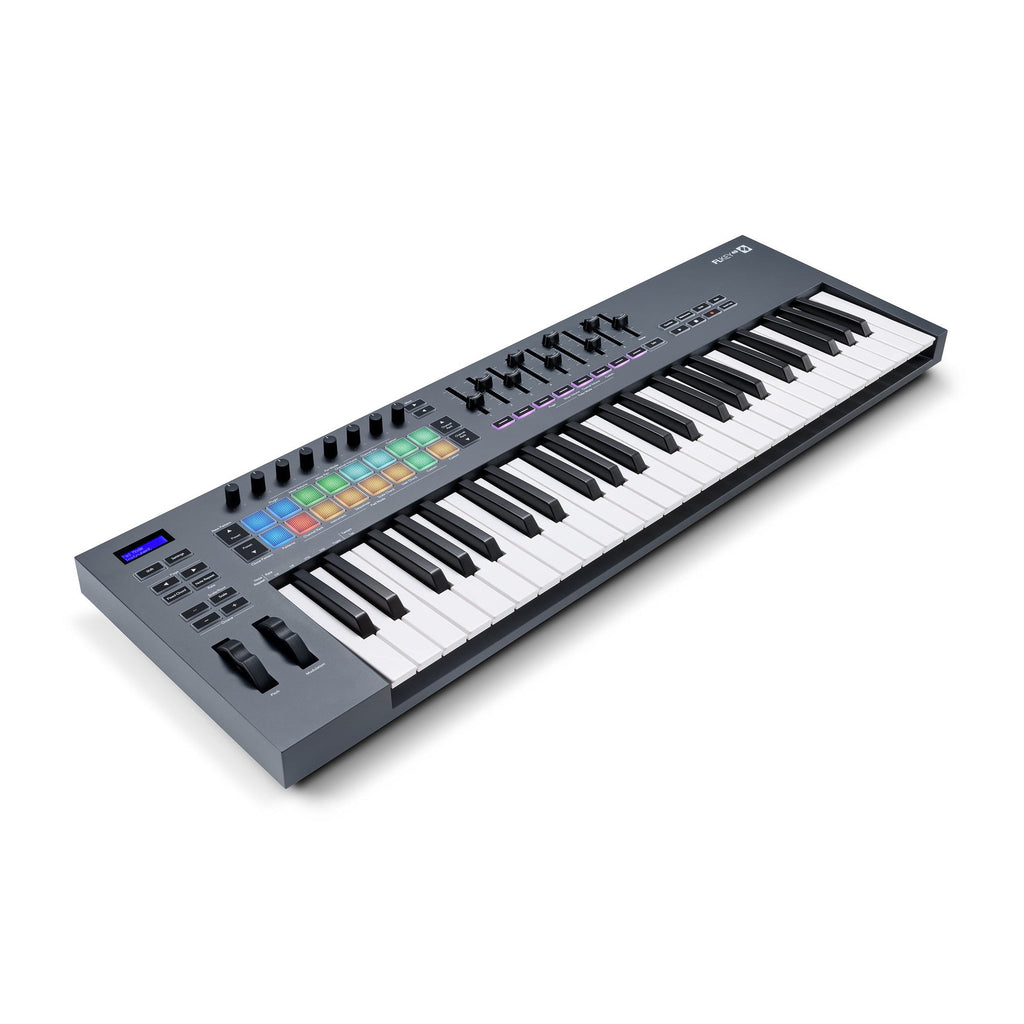 Novation FLKEY-49 MIDI Keyboard and Focusrite Scarlett 2i2 USB Interface Bundle