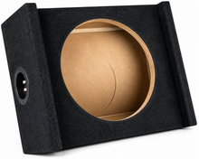 Load image into Gallery viewer, Absolute FO97UP-10D Ford F-150 SuperCab / Extended Cab 1997-Up Single 10" Down-Firing Subwoofer Enclosure – Vehicle-Specific Under-Seat MDF Truck Box