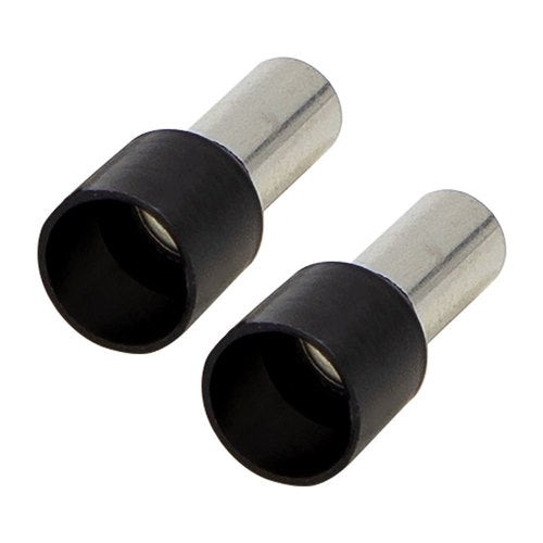 Install Bay FRL8BK Ferrules - Black 8GA - 50 Per Bag