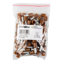 Load image into Gallery viewer, Install Bay FVBR8 Brown 8 GA Ferrules - Package of 100