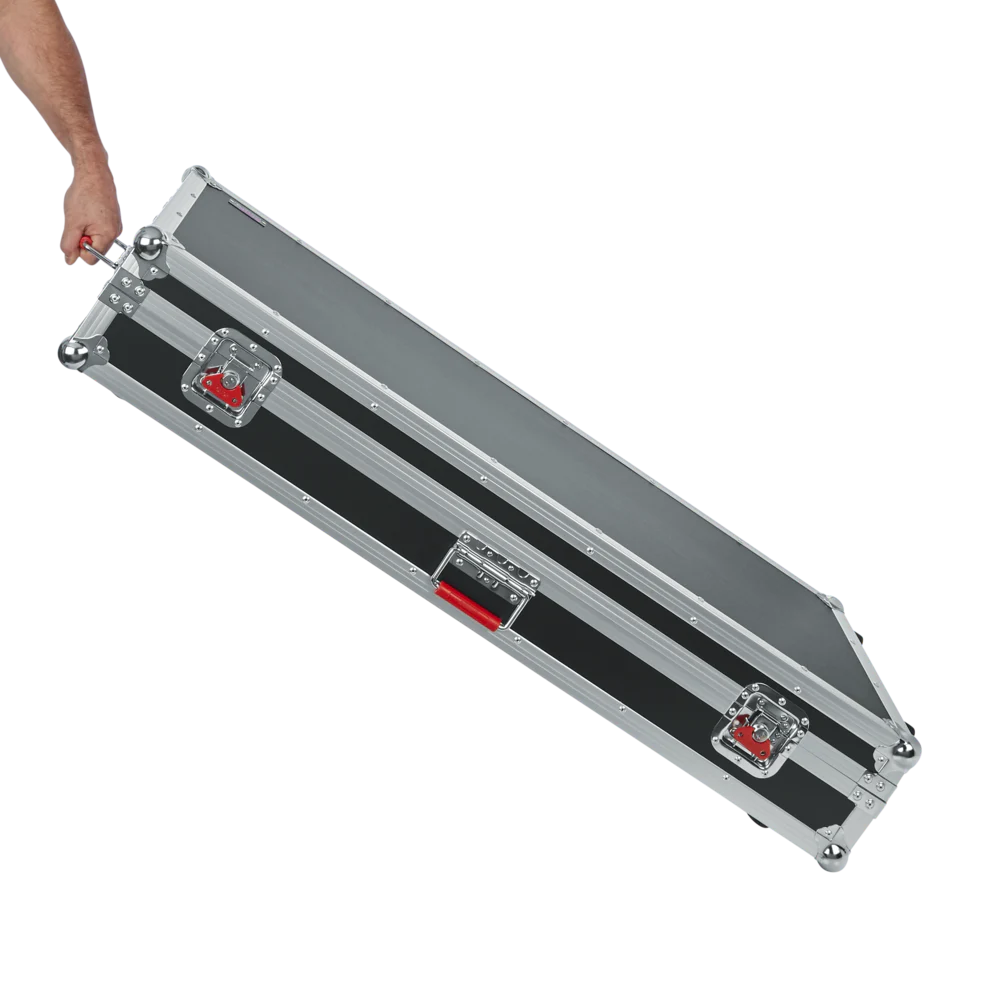 Gator Cases G-TOUR-88V2SL Slim 88 Note Road Case w/ wheels