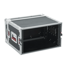 Charger l'image dans la galerie, Gator Cases G-TOUR EFX6 6U Shallow Audio Road Rack Case