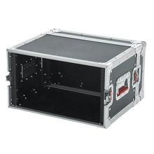 Charger l'image dans la galerie, Gator Cases G-TOUR EFX6 6U Shallow Audio Road Rack Case