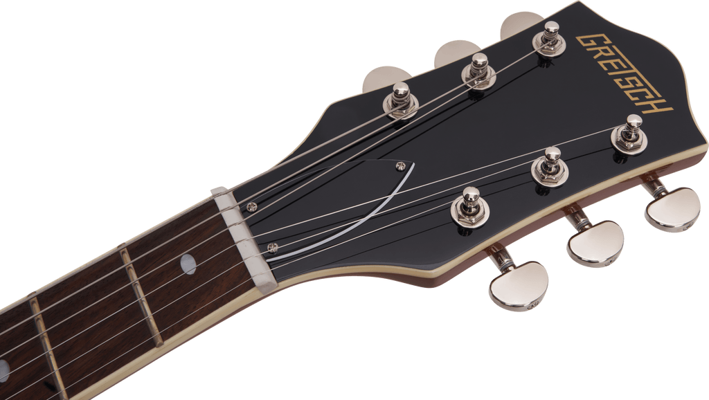 Gretsch G2655T-P90 Streamliner™ Center Block Jr. Double-Cut P90 with Bigsby®, Laurel Fingerboard, Two-Tone Sahara Metallic and Vintage Mahogany Stain