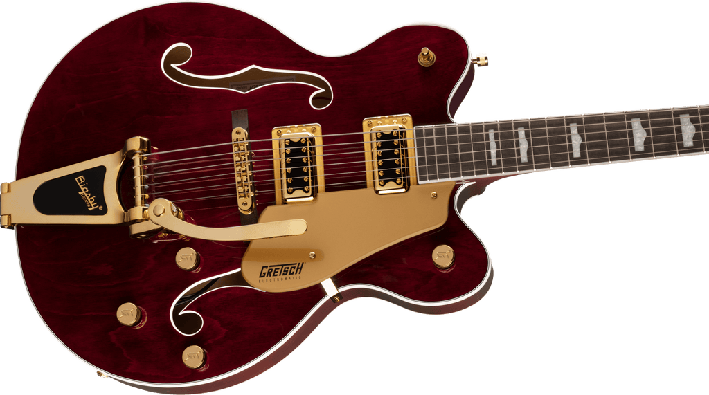 Gretsch G5422TG Electromatic® Classic Hollow Body Double-Cut with Bigsby® and Gold Hardware, Laurel Fingerboard, Walnut Stain