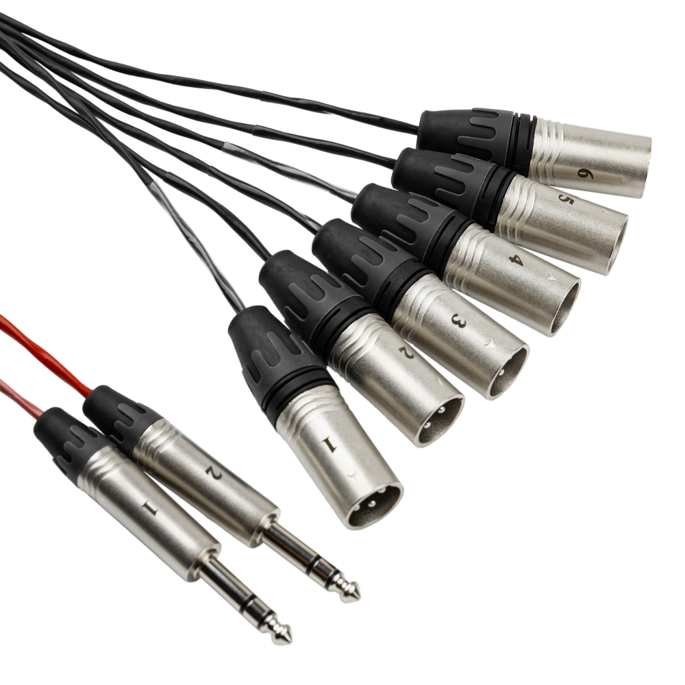 Gator CableWorks GCWB-DS6X2-50 Backline Series 6×2 Drop Snake – 50 Feet