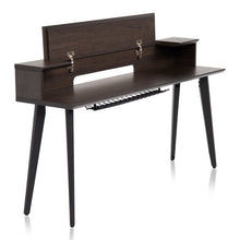Load image into Gallery viewer, Gator Frameworks GFW-ELITEKEYTBL88-BRN Elite Furniture Series 88-Note Keyboard Table in Dark Walnut Finish