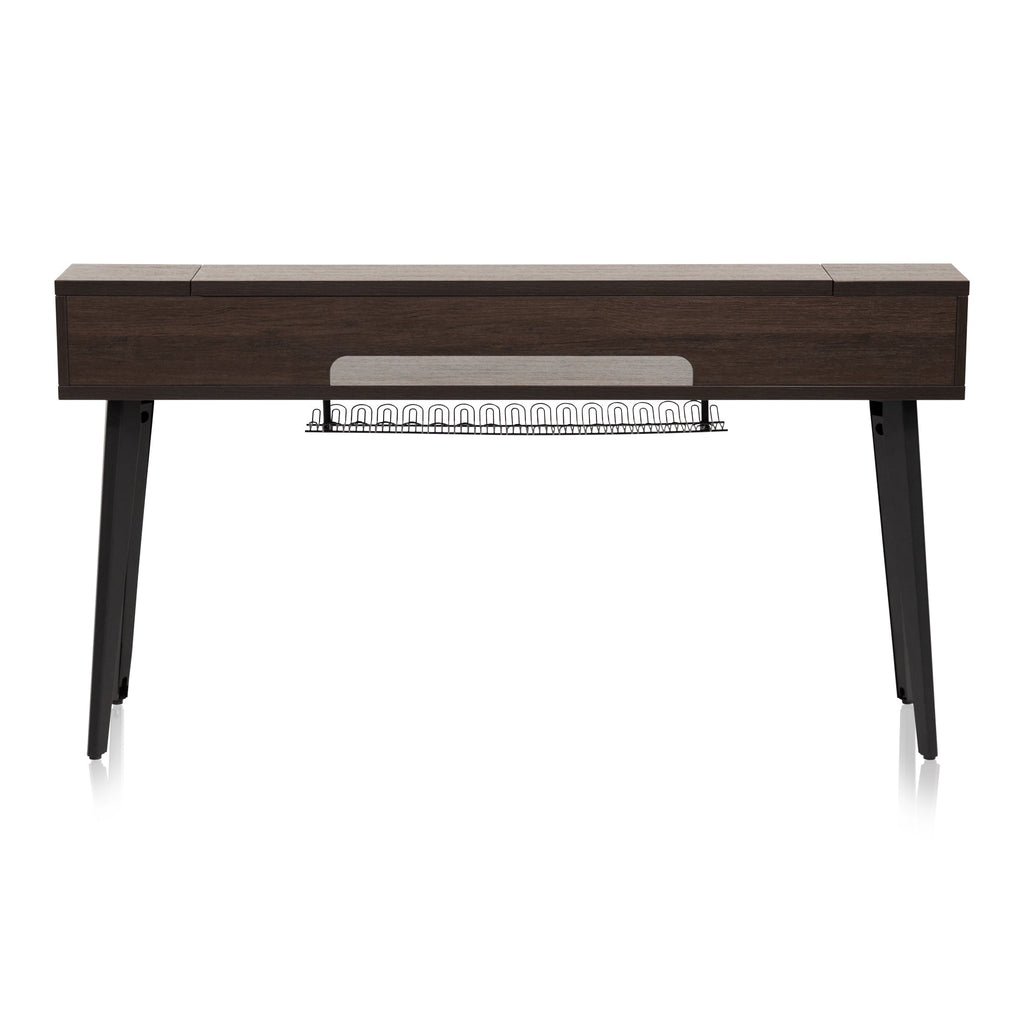 Gator Frameworks GFW-ELITEKEYTBL88-BRN Elite Furniture Series 88-Note Keyboard Table in Dark Walnut Finish