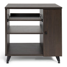 Load image into Gallery viewer, Gator Frameworks GFW-ELITESIDECAR-BRN Elite Series Sidecar Rack Cabinet w/ Shelf – Brown