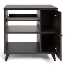 Load image into Gallery viewer, Gator Frameworks GFW-ELITESIDECAR-BRN Elite Series Sidecar Rack Cabinet w/ Shelf – Brown