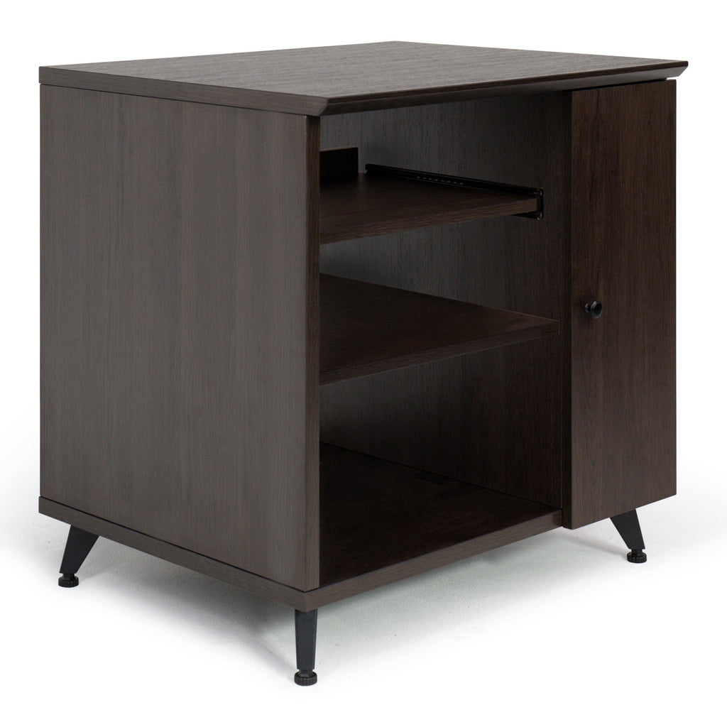 Gator Frameworks GFW-ELITESIDECAR-BRN Elite Series Sidecar Rack Cabinet w/ Shelf – Brown