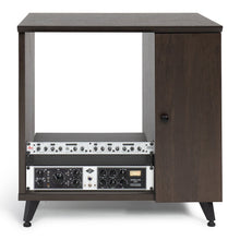Load image into Gallery viewer, Gator Frameworks GFW-ELITESIDECAR-BRN Elite Series Sidecar Rack Cabinet w/ Shelf – Brown