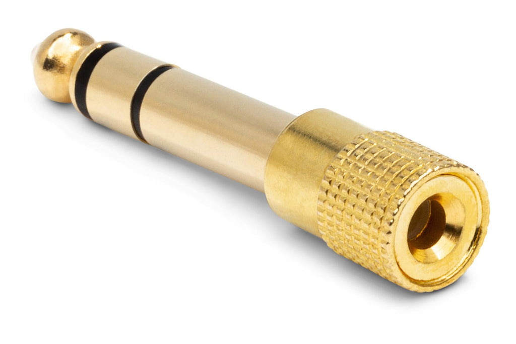 Hosa GHP-105 1/4 inch TRS Male to 3.5mm TRS Female Headphone Adapter