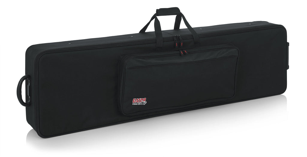 Gator Cases GK-88 SLXL Rigid Lightweight Case w/ Wheels for Slim, Extra long 88-Note Keyboards