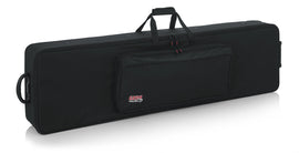 Gator Cases GK-88 SLXL Rigid Lightweight Case w/ Wheels for Slim, Extra long 88-Note Keyboards