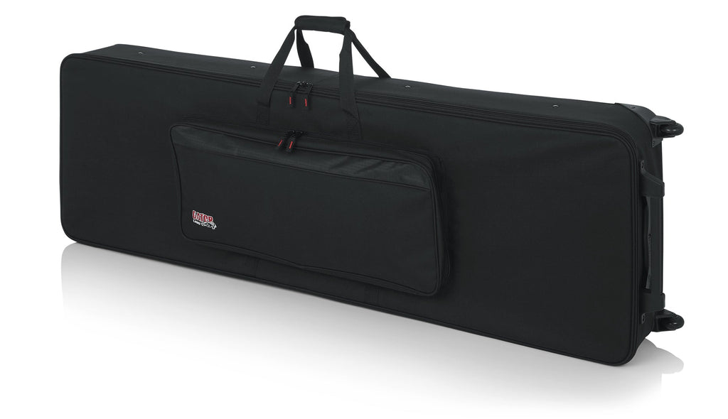 Gator Cases GK-88 XL Rigid Lightweight Case w/ Wheels for Extra Long 88-Note Keyboards