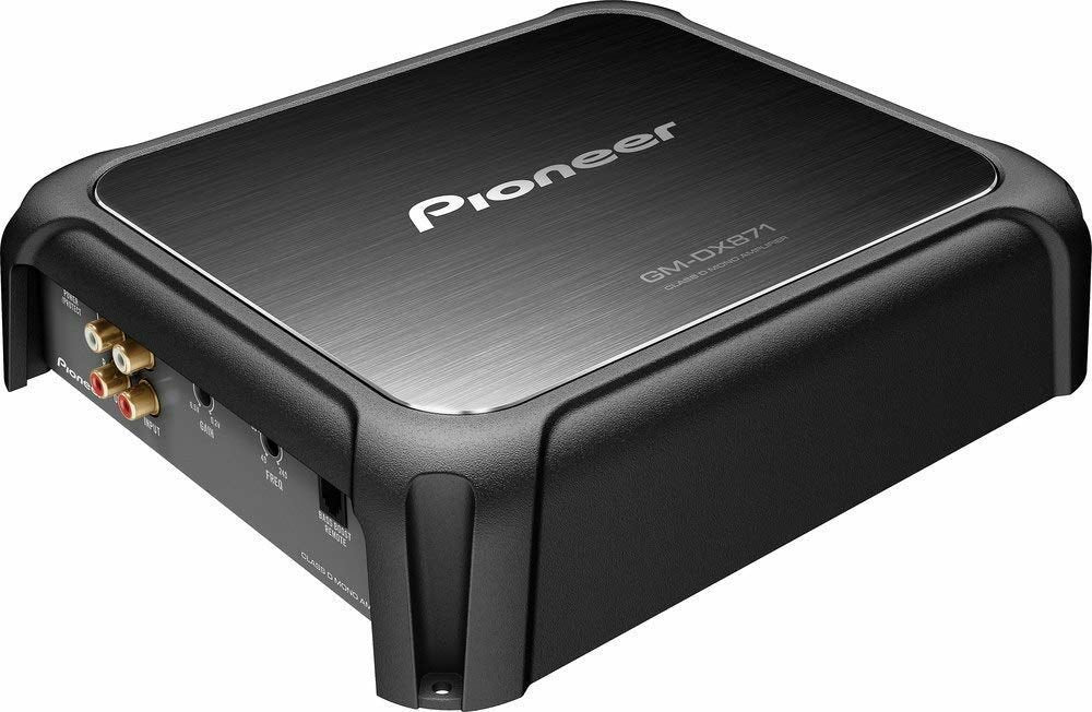 Pioneer GM-DX871 1600W Class D Mono Amplifier Bass Remote & 4G Amp Kit