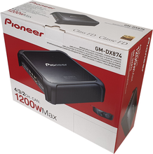 Charger l&#39;image dans la galerie, Pioneer GM-DX874 1200 Watts Class D 4-Channel Amplifier + 4 Gauge Amp Kit