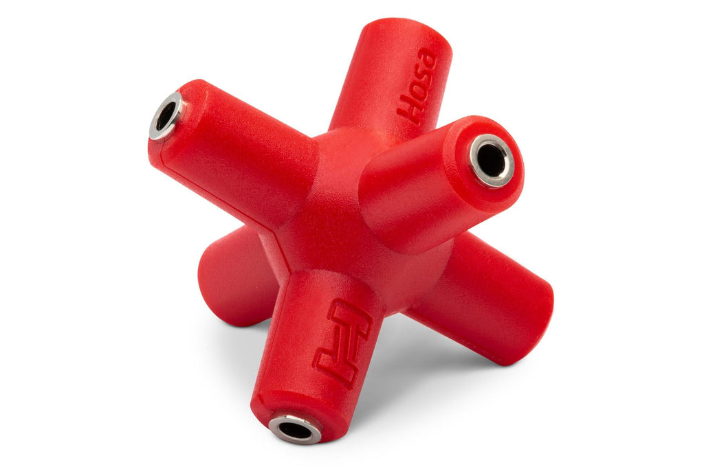 Hosa GMM-105-PAK Knucklebones 1-to-5 Signal Splitter (10-pack)
