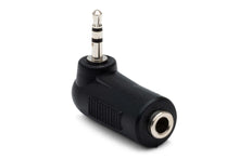 Charger l'image dans la galerie, Hosa GMP-467 3.5mm TRS Female to 2.5mm TRS Male Right-angle Adapter