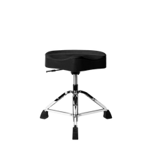 Load image into Gallery viewer, Gator Cases GP-DTH-ASD-BK Air Glide Drum Throne Saddle Seat – Black
